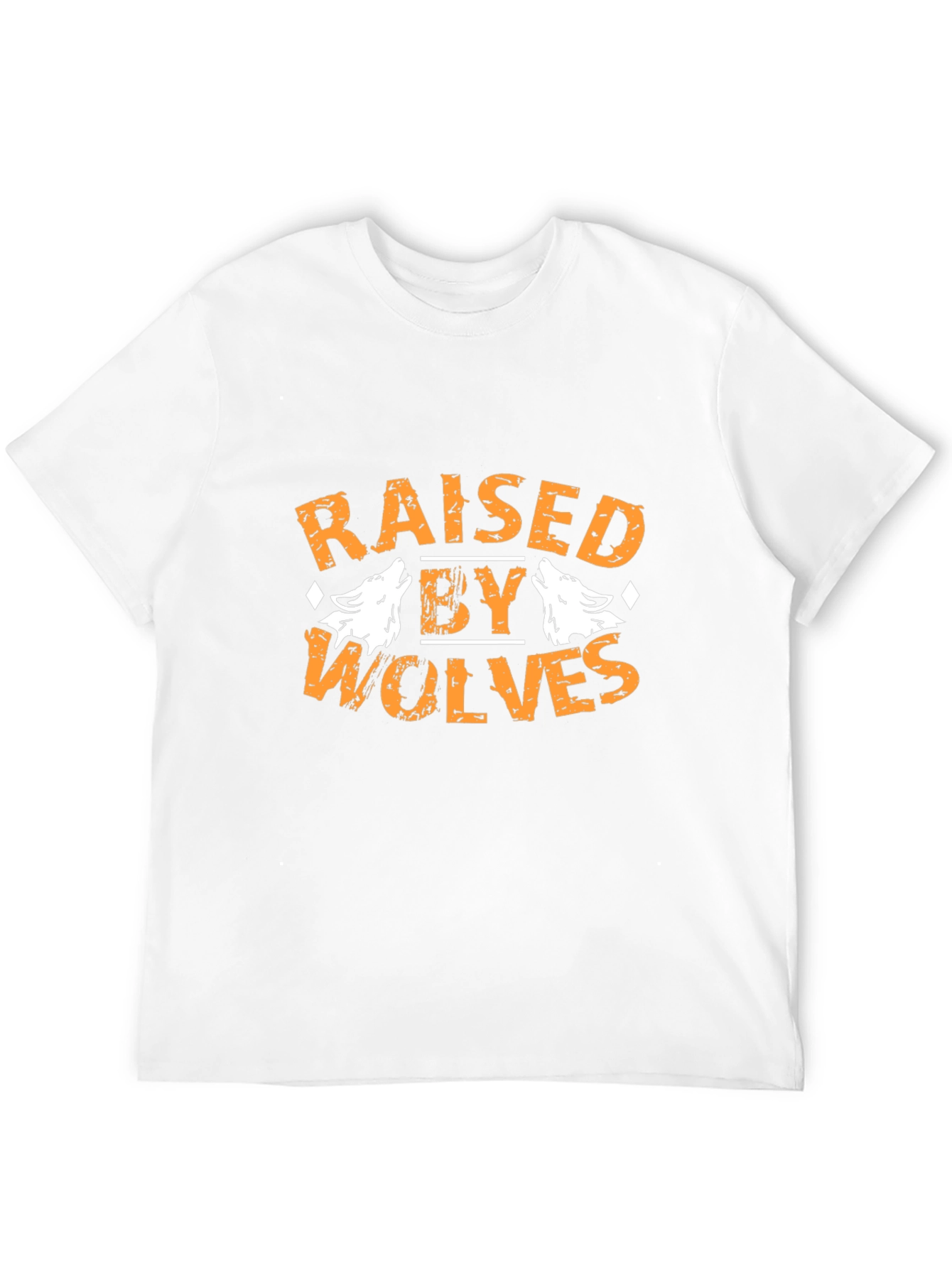 Raised By Wolves Graphic Tee - Black Cotton T-Shirt