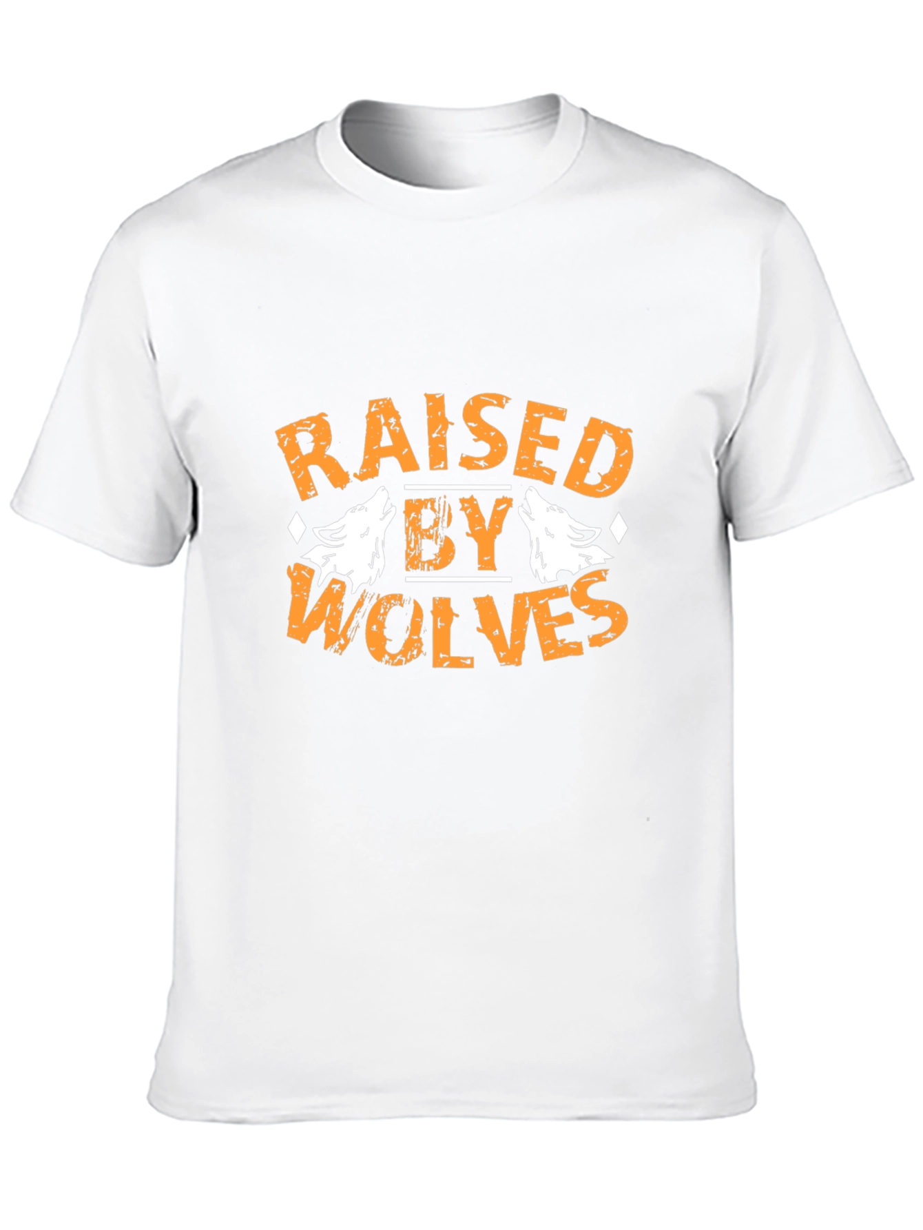 Raised By Wolves Graphic Tee - Black Cotton T-Shirt