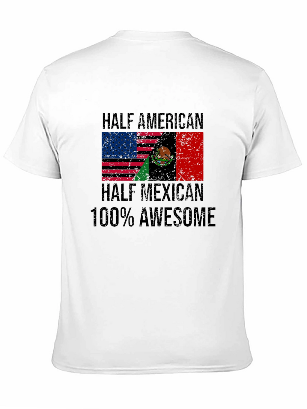 Half American Half Mexican Graphic Tee