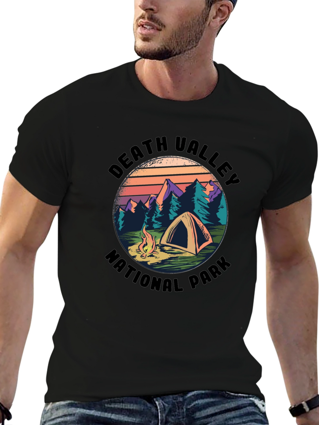 Death Valley National Park Camping Graphic Tee