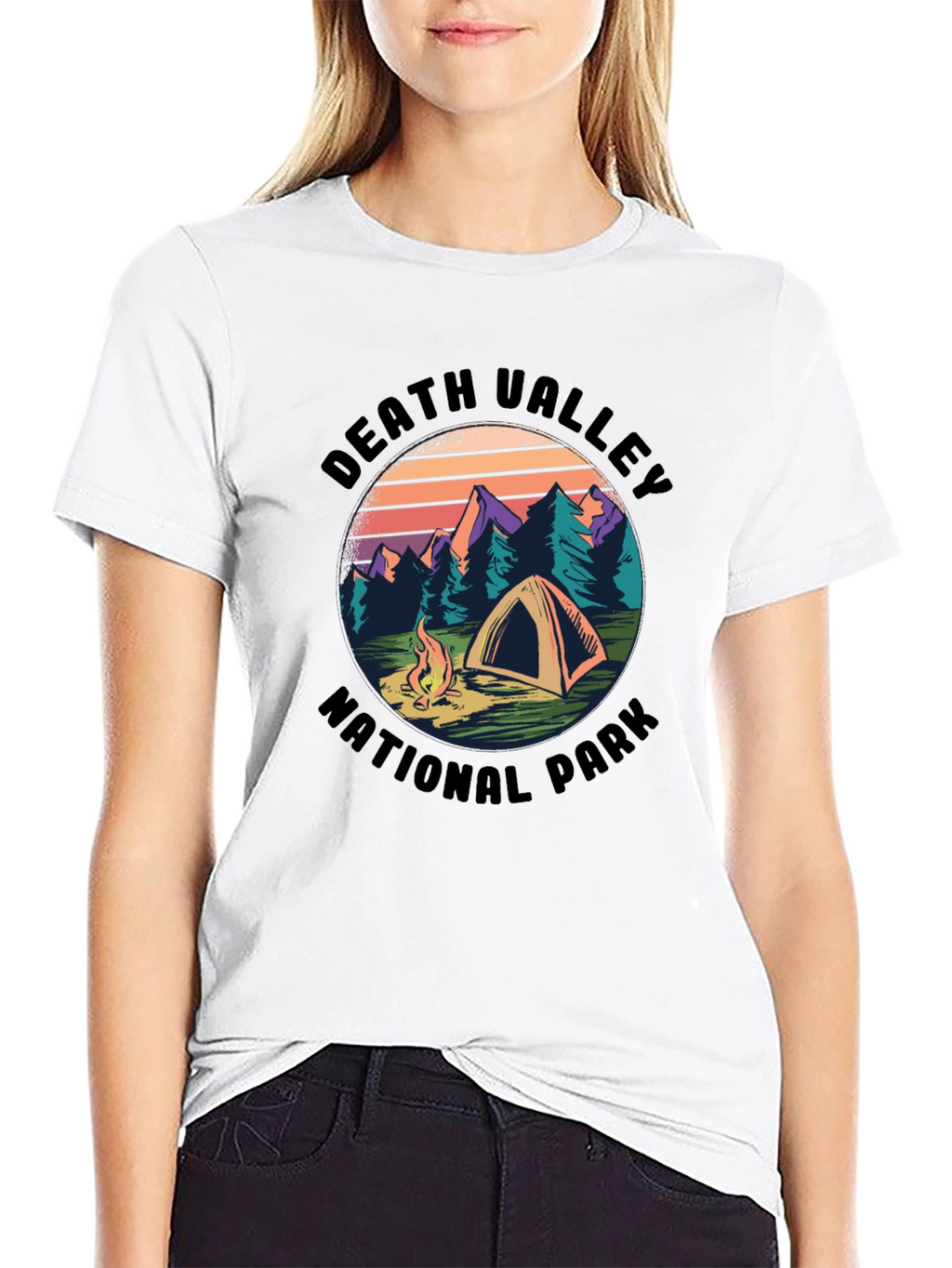 Death Valley National Park Camping Graphic Tee