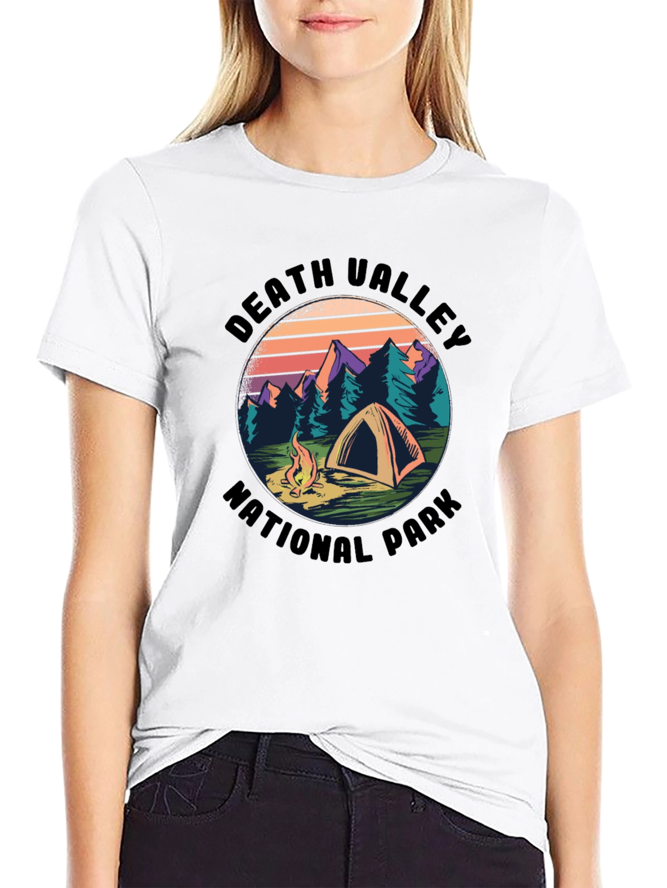 Death Valley National Park Camping Graphic Tee