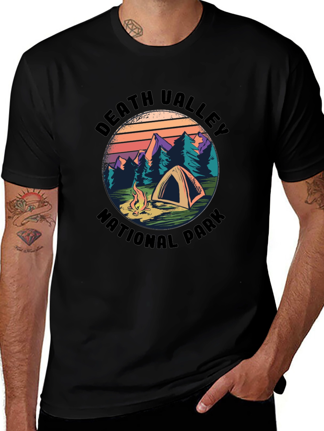Death Valley National Park Camping Graphic Tee