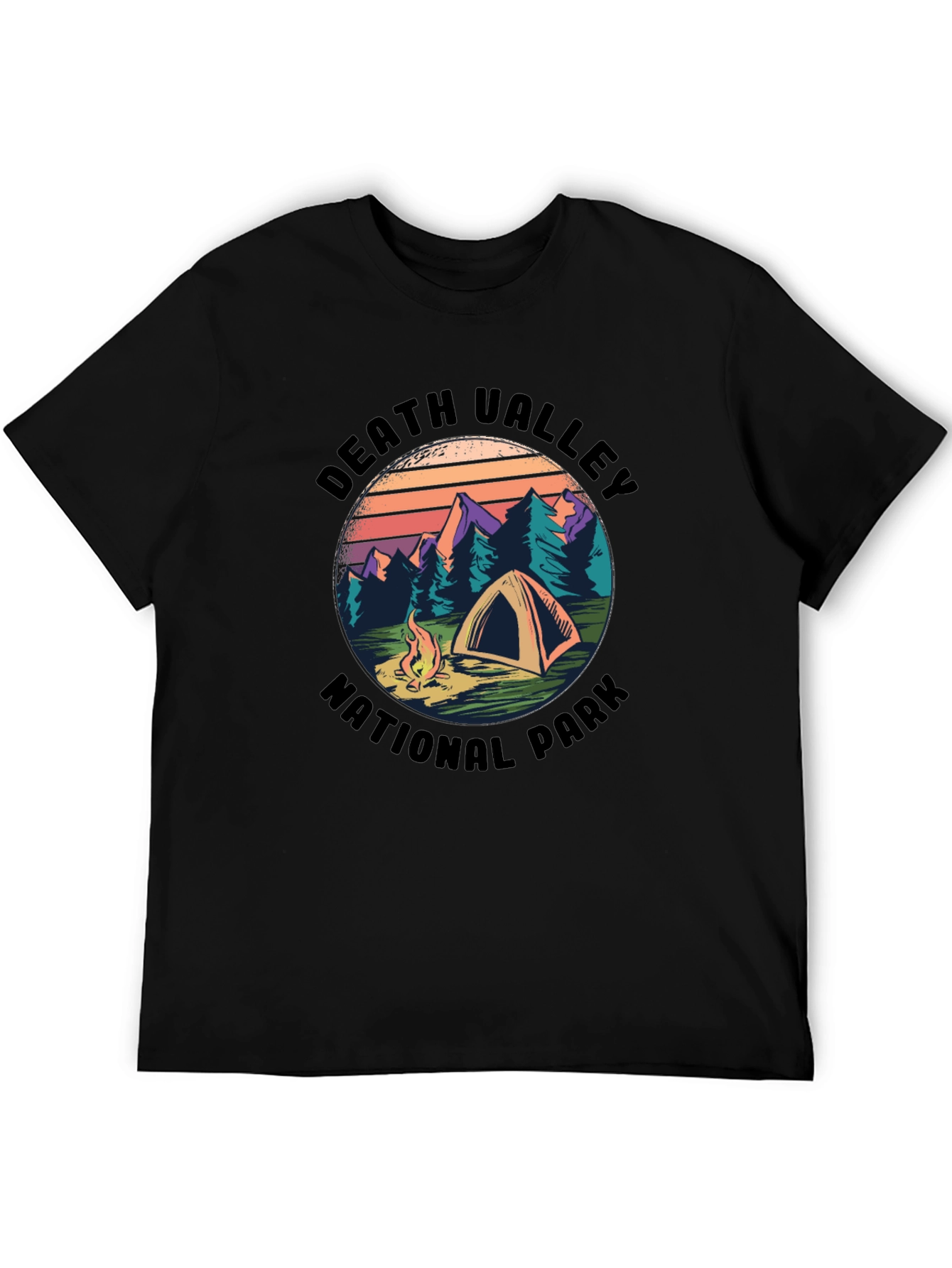 Death Valley National Park Camping Graphic Tee