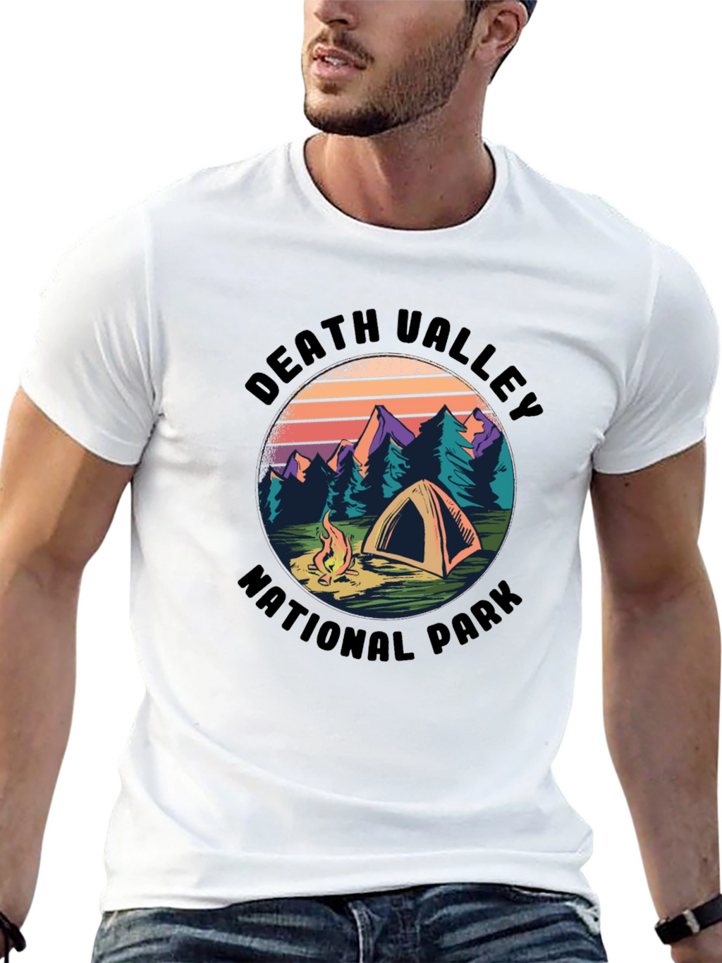 Death Valley National Park Camping Graphic Tee
