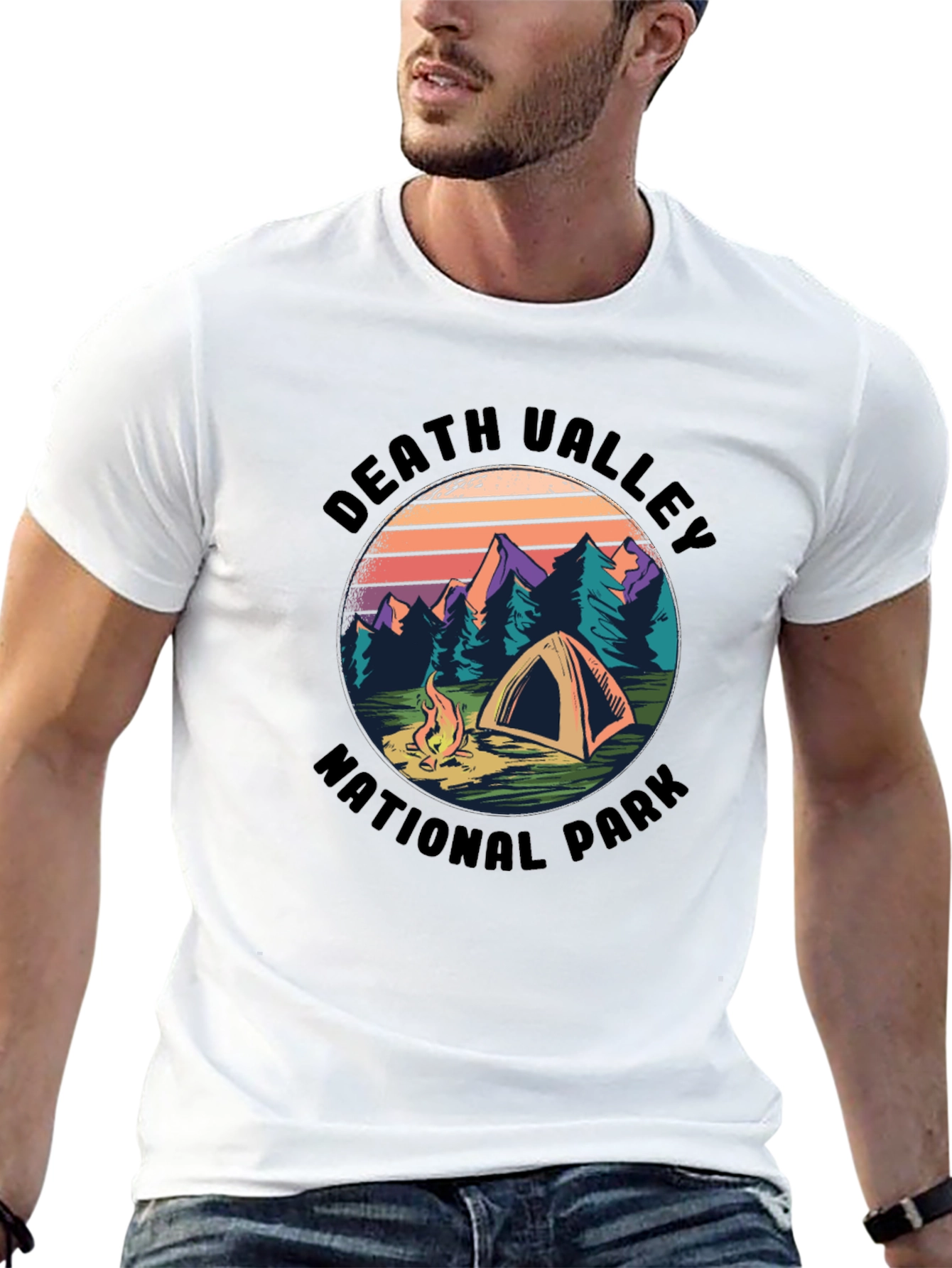 Death Valley National Park Camping Graphic Tee