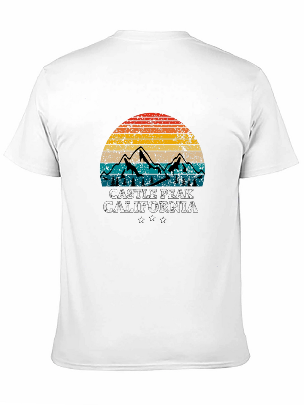 Castle Peak California Retro T-Shirt