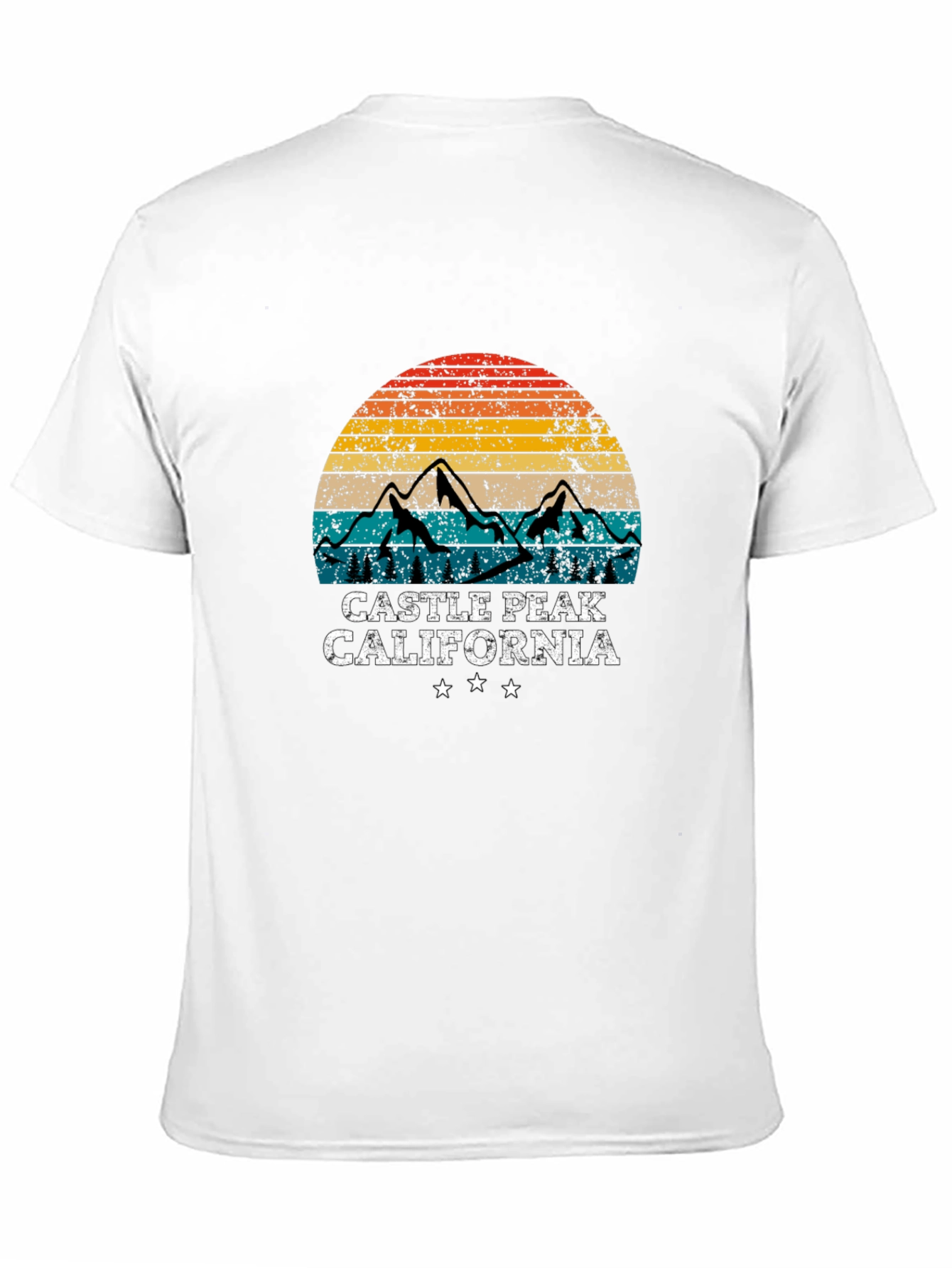 Castle Peak California Retro T-Shirt