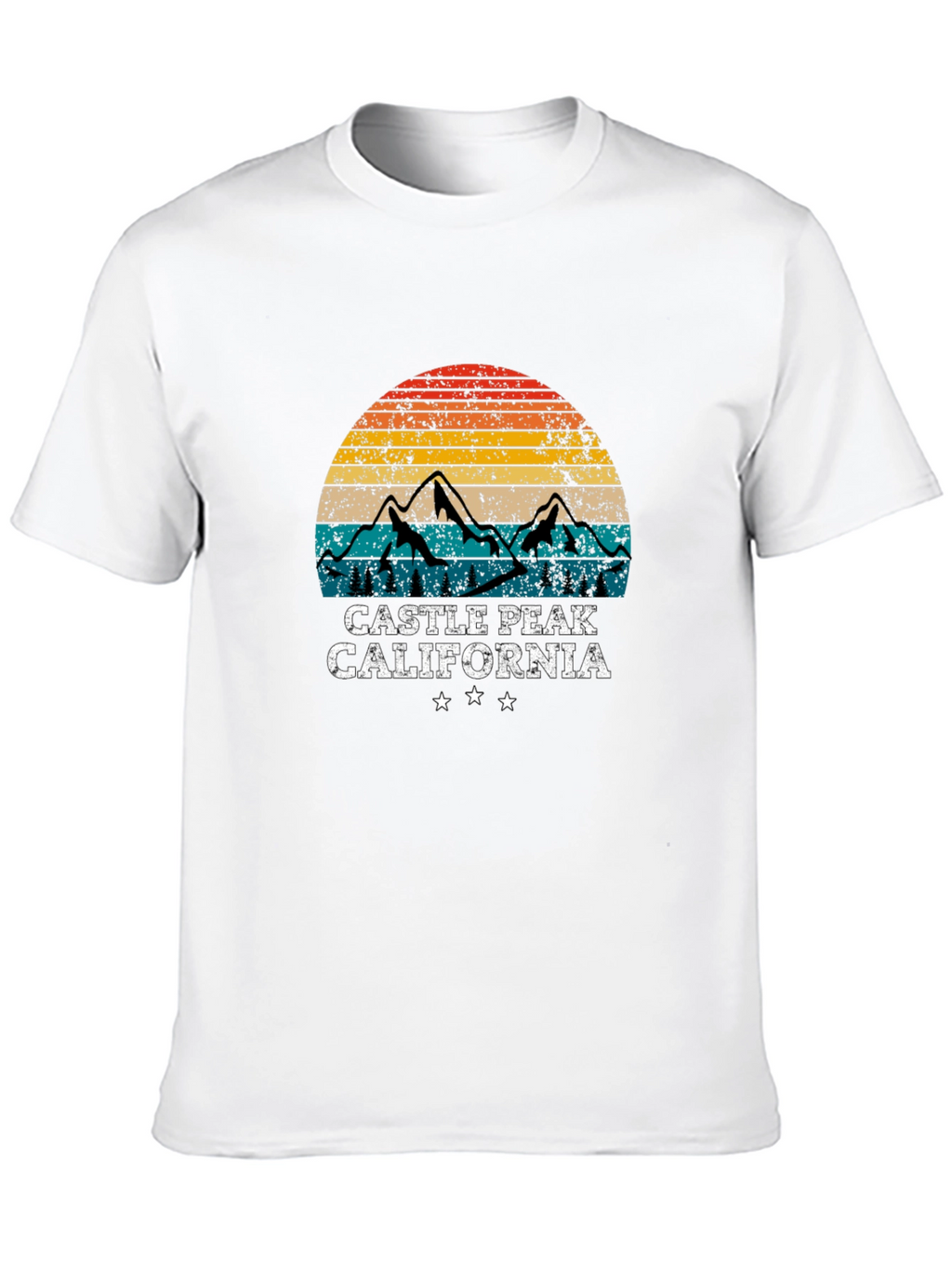 Castle Peak California Retro T-Shirt