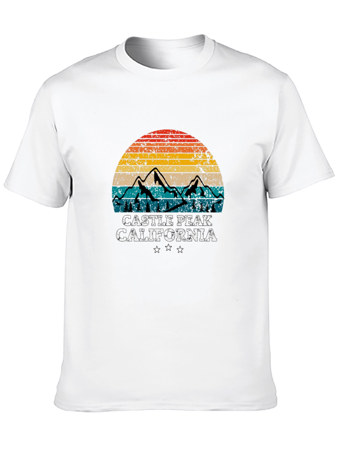 Castle Peak California Retro T-Shirt