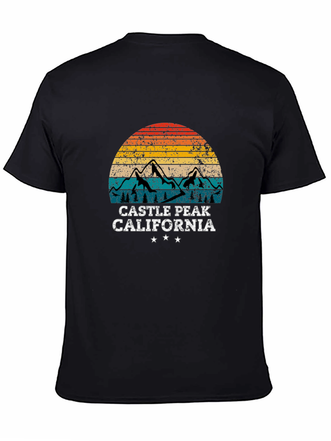 Castle Peak California Retro T-Shirt