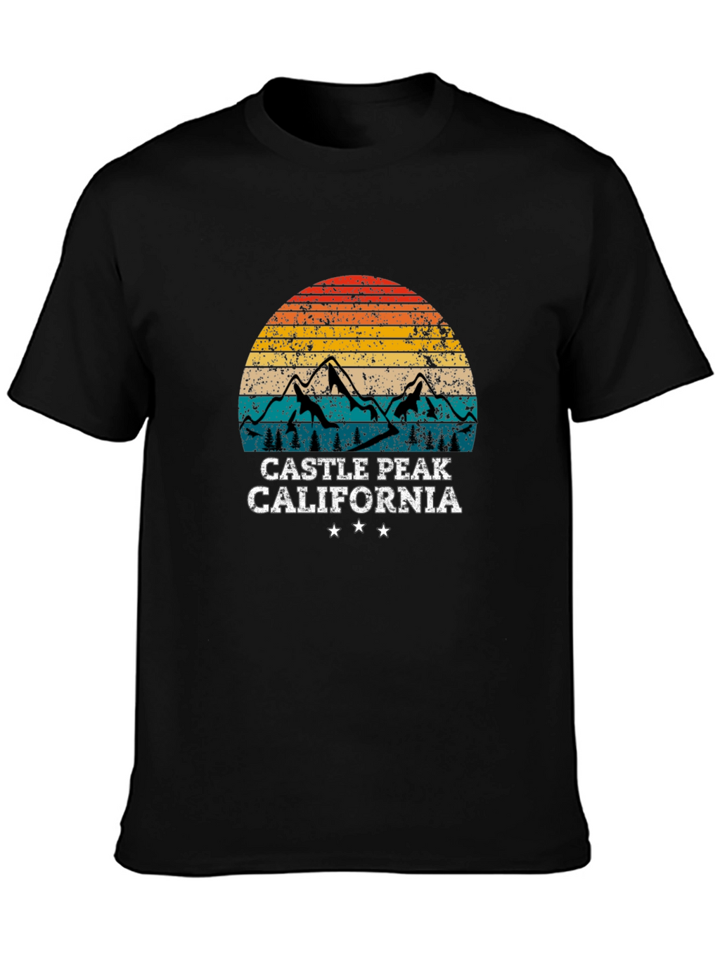 Castle Peak California Retro T-Shirt