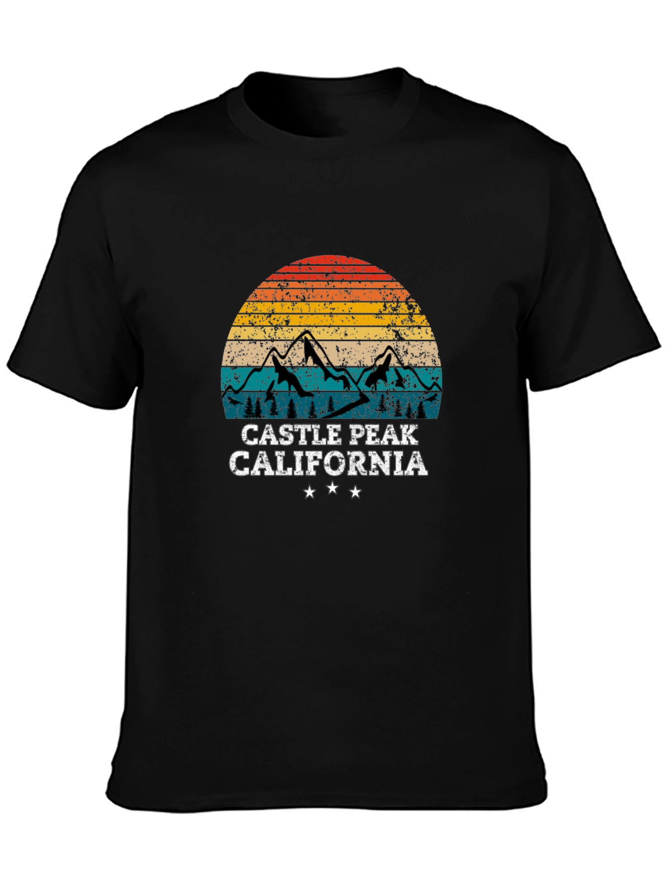 Castle Peak California Retro T-Shirt