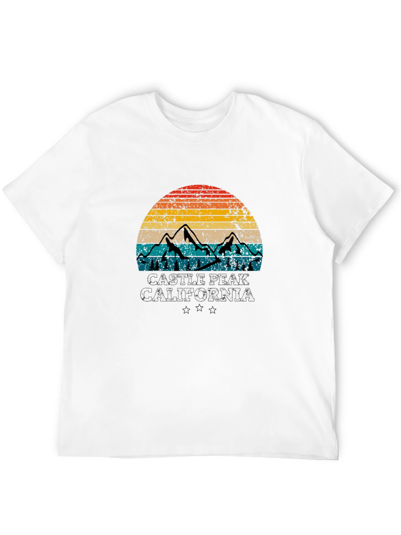 Castle Peak California Retro T-Shirt