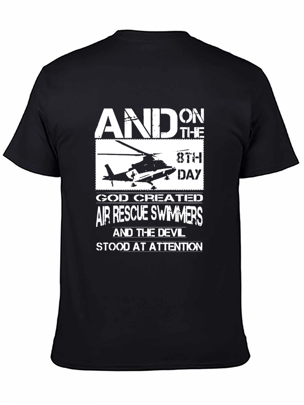 Air Rescue Swimmers Graphic Tee - Black