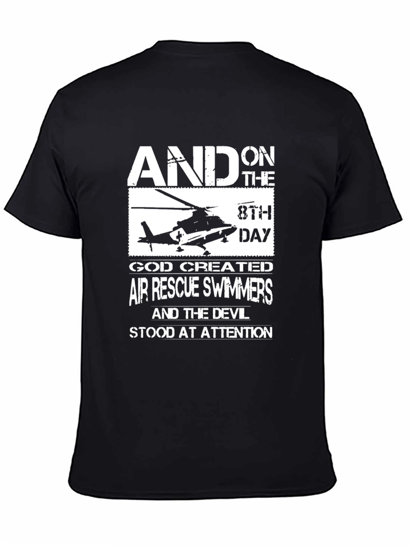 Air Rescue Swimmers Graphic Tee - Black