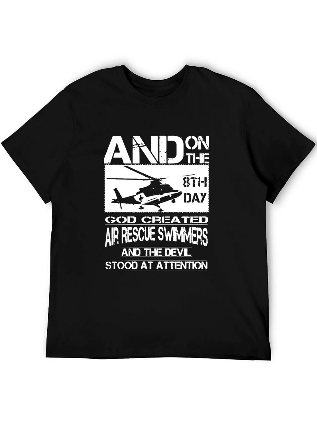 Air Rescue Swimmers Graphic Tee - Black