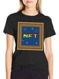NFT Pixel Art Framed Graphic Tee