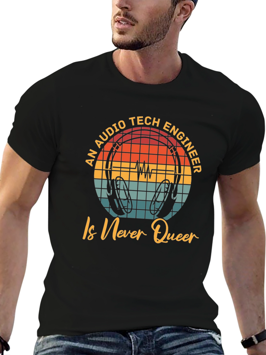 Audio Tech Engineer Graphic T-Shirt