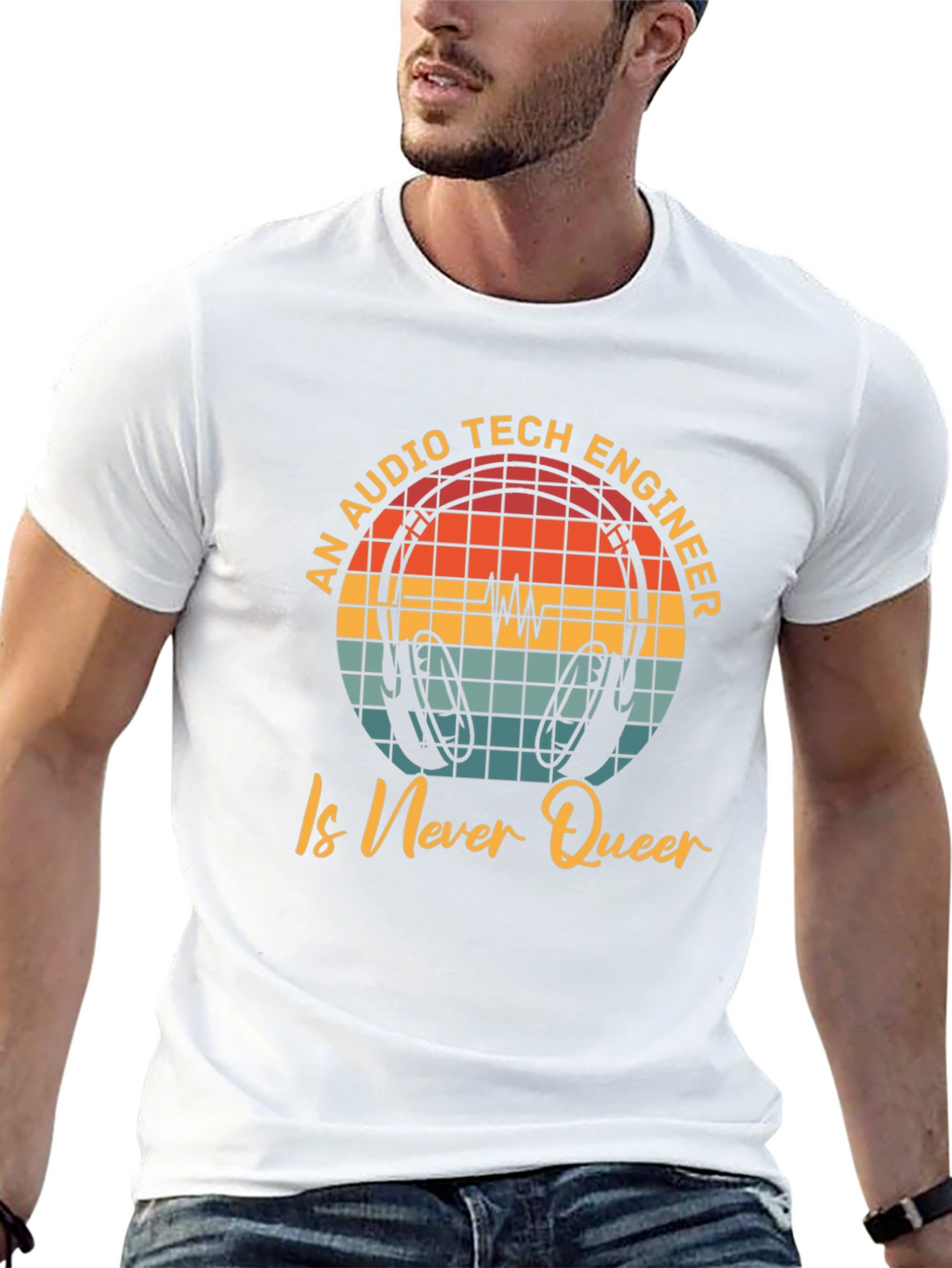 Audio Tech Engineer Graphic T-Shirt