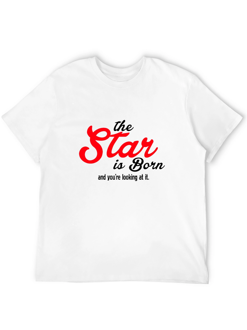 The Star Is Born Black Graphic T-Shirt