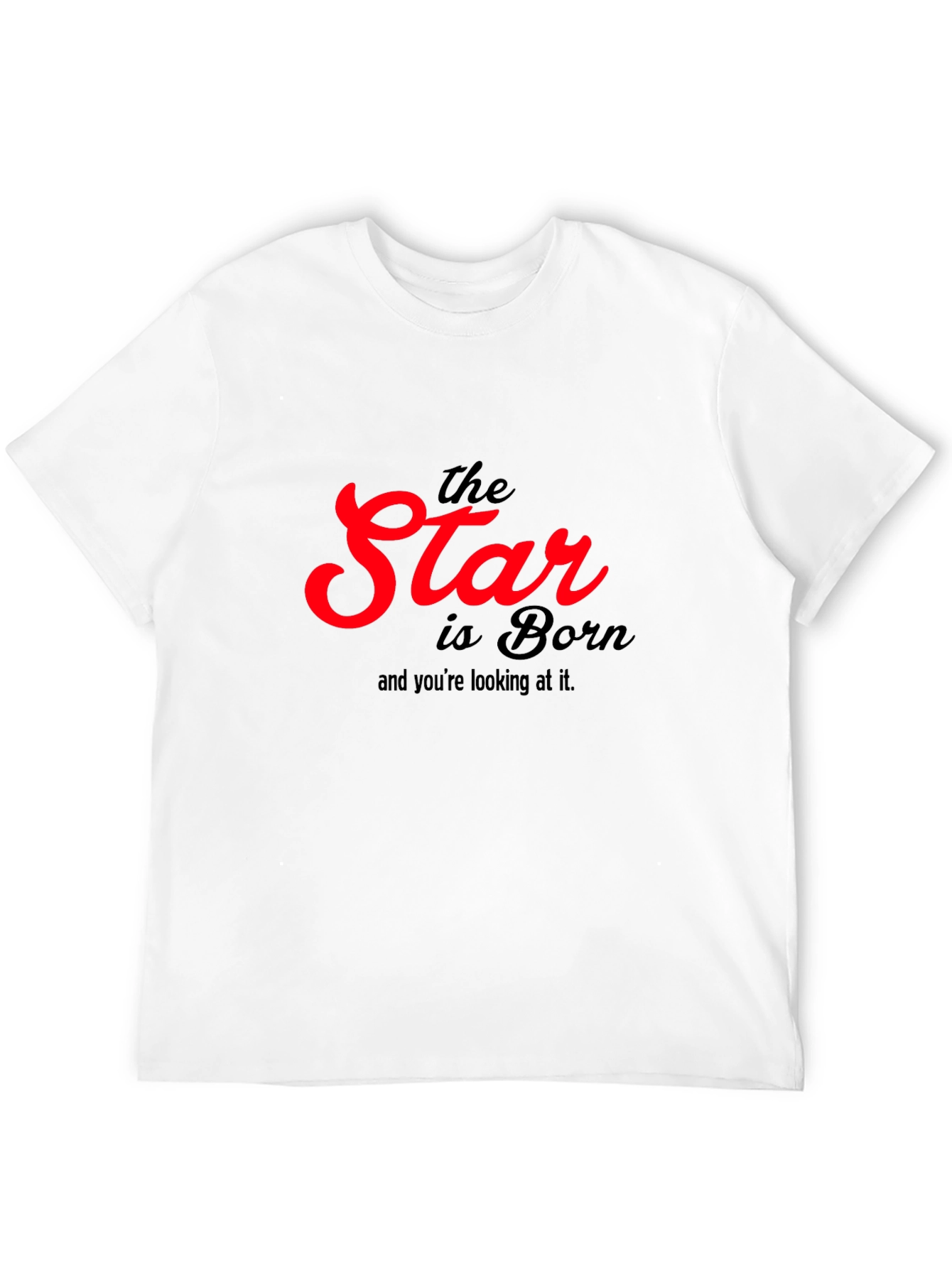 The Star Is Born Black Graphic T-Shirt