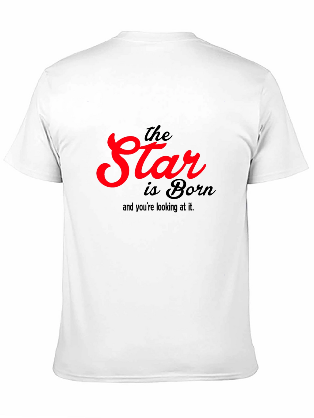 The Star Is Born Black Graphic T-Shirt