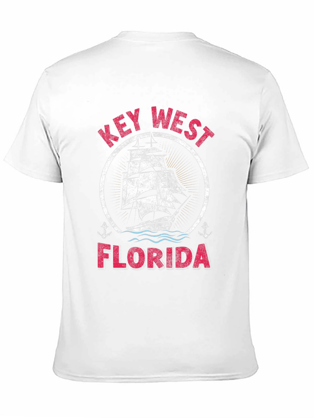 Key West Florida Sailboat Graphic T-Shirt