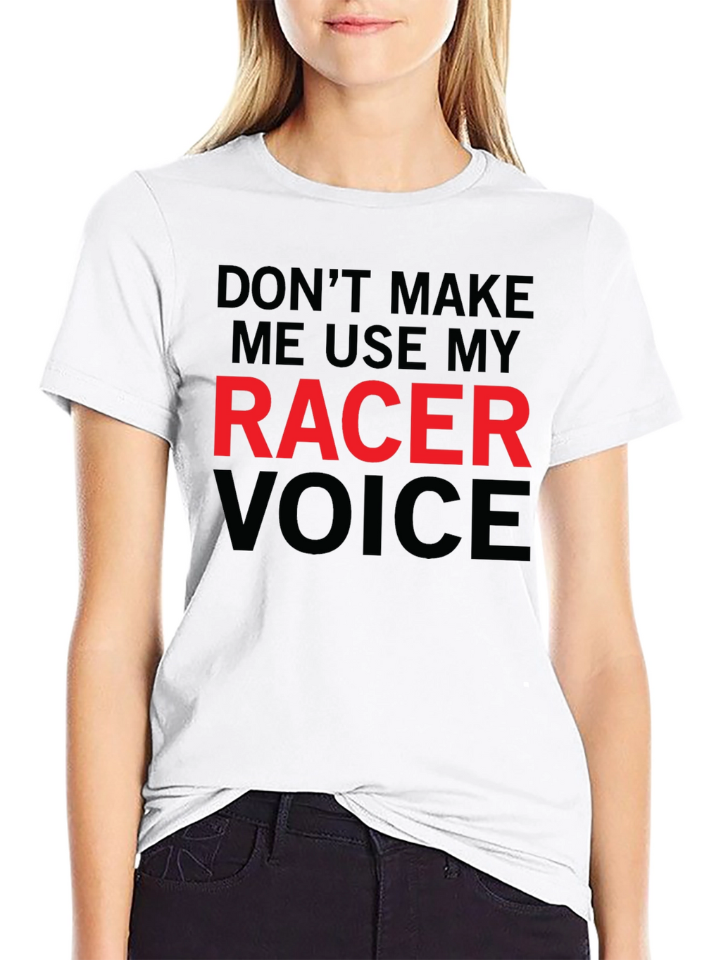 Racer Voice Graphic Tee - Funny Driver Shirt