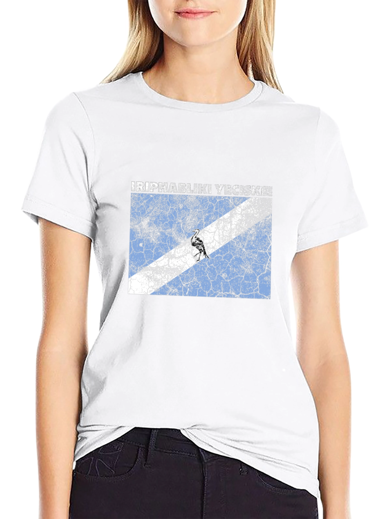 Cracked Flag Graphic Tee - Cool Casual Style