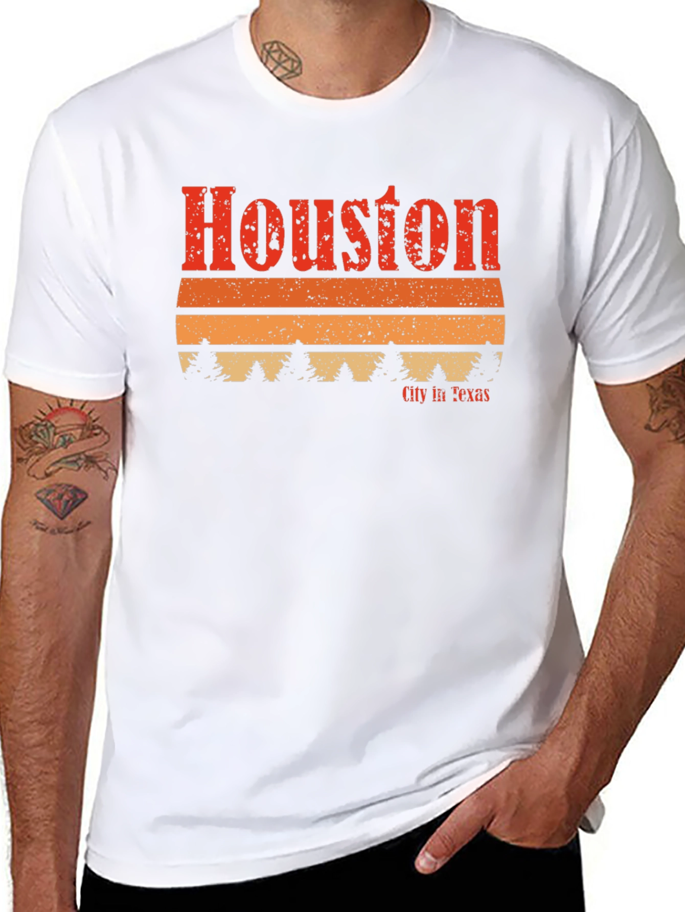 Retro Houston Texas Graphic T-Shirt