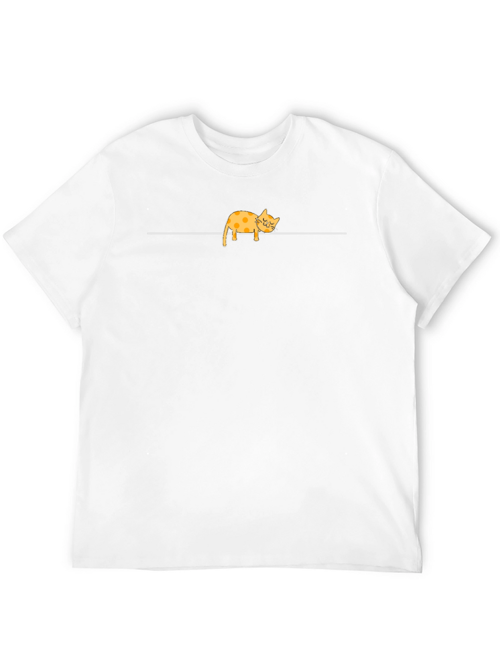 Lazy Cat T-Shirt - Relaxed Style