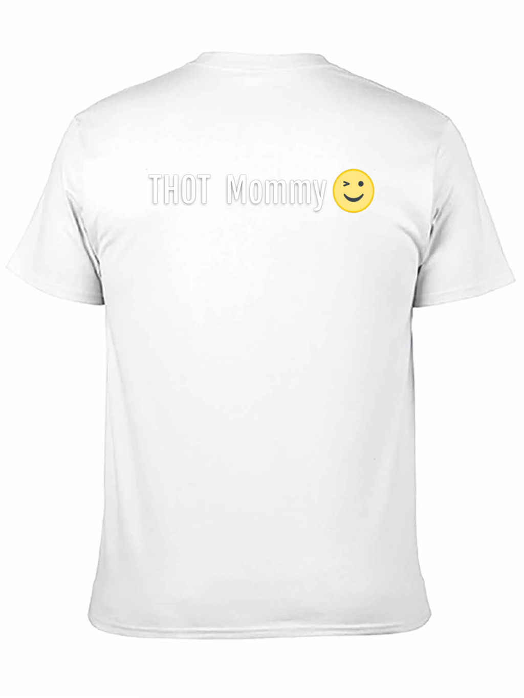 THOT Mommy Graphic Print Mens Black T-Shirt