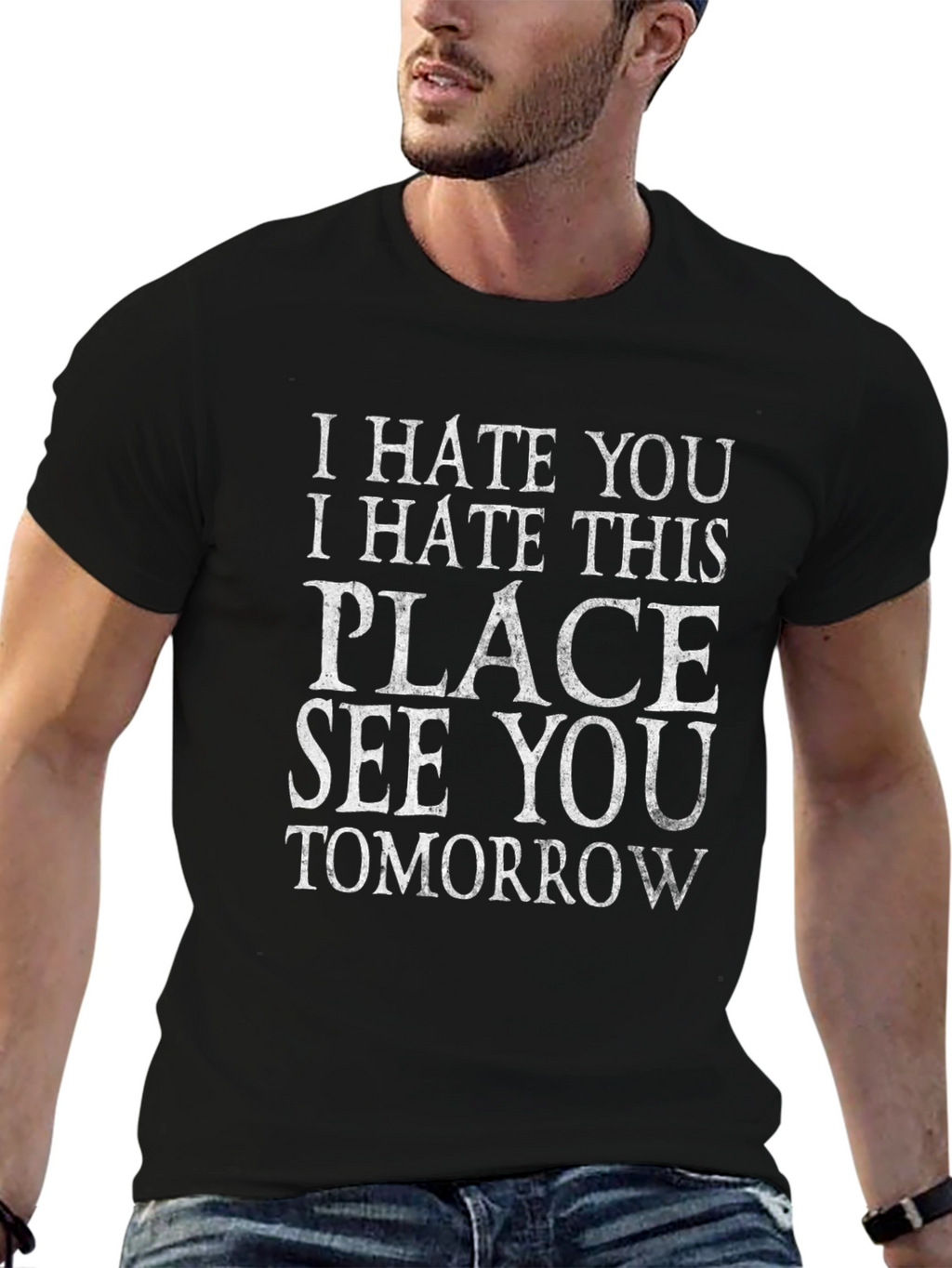I Hate You T-Shirt - Funny Sarcastic Tee
