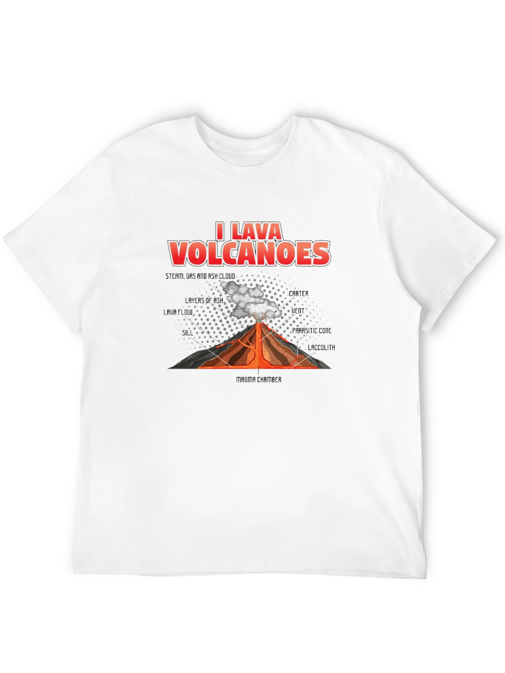 I Lava Volcanoes Graphic T-Shirt