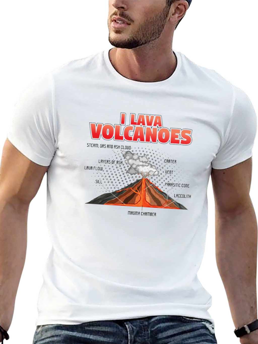 I Lava Volcanoes Graphic T-Shirt