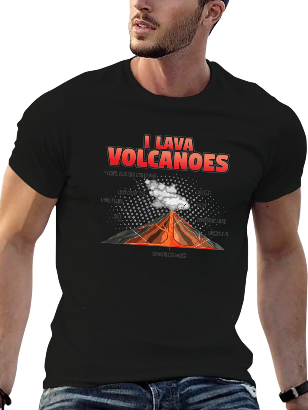 I Lava Volcanoes Graphic T-Shirt