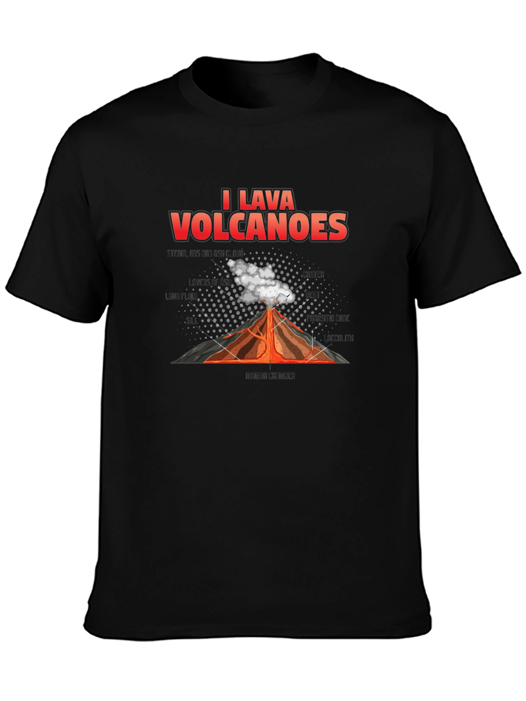 I Lava Volcanoes Graphic T-Shirt