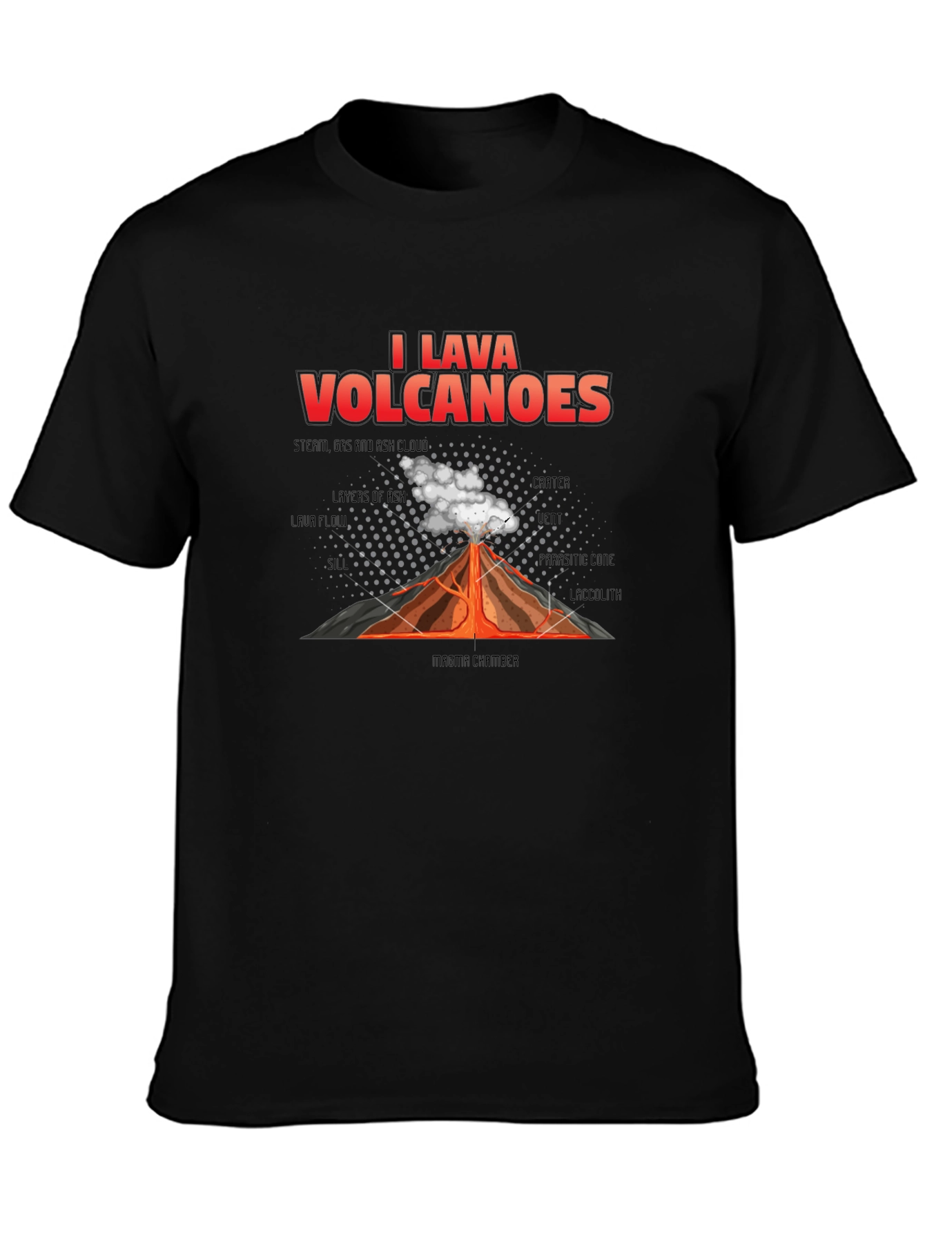 I Lava Volcanoes Graphic T-Shirt