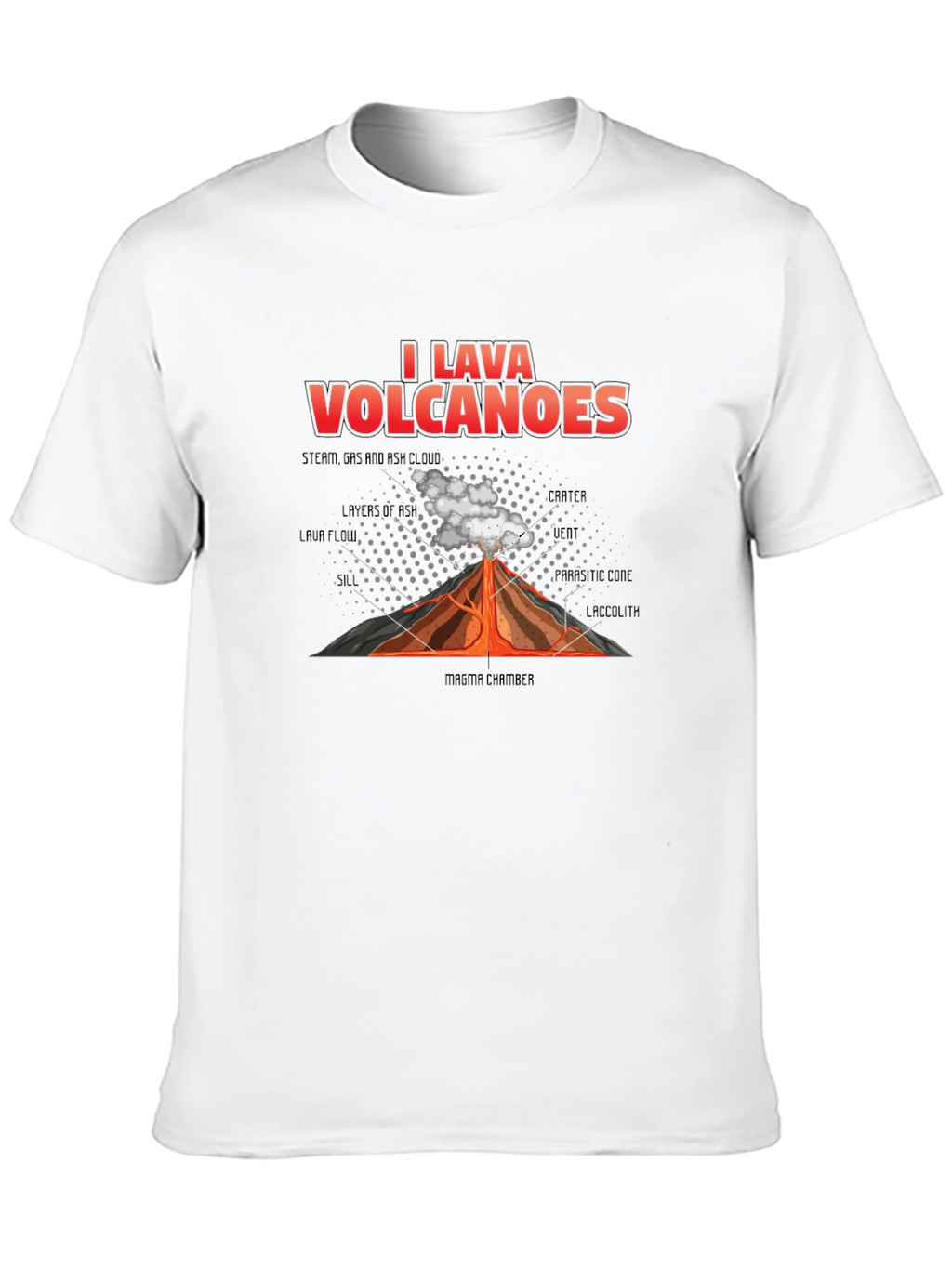 I Lava Volcanoes Graphic T-Shirt