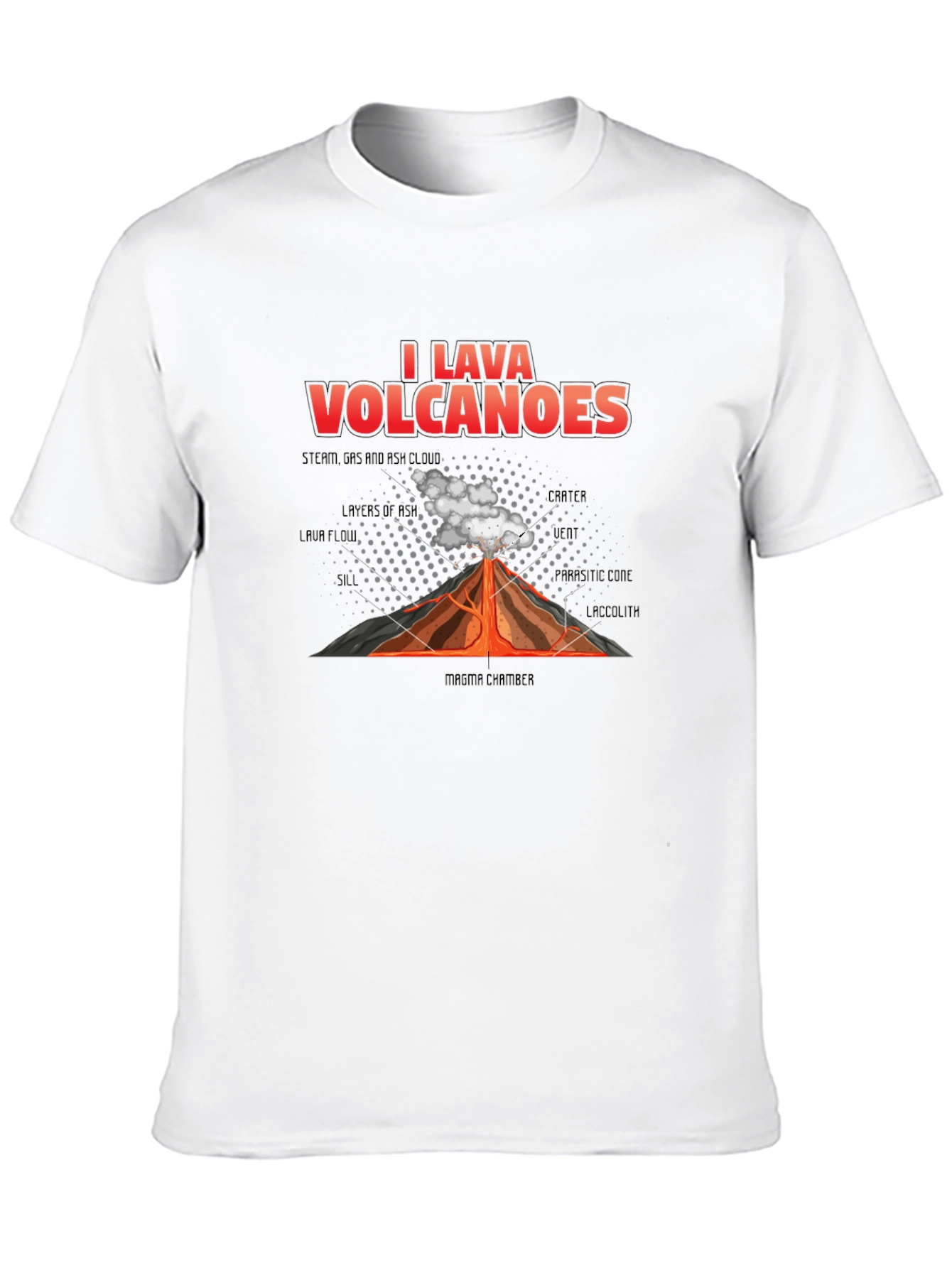 I Lava Volcanoes Graphic T-Shirt
