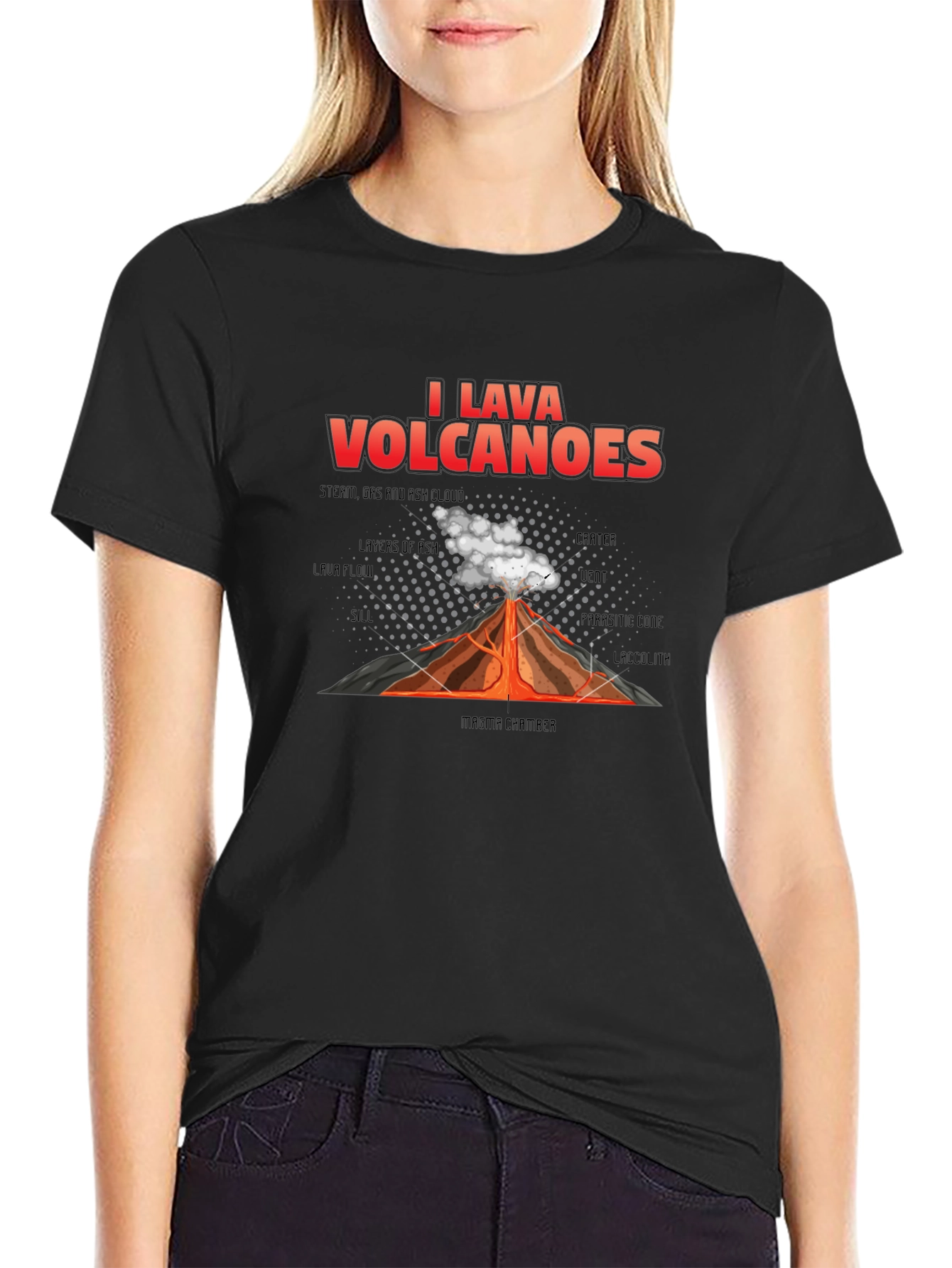 I Lava Volcanoes Graphic T-Shirt