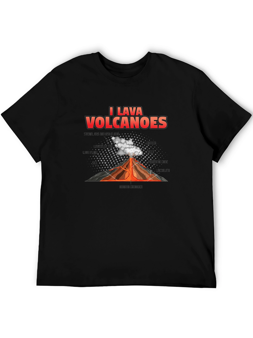 I Lava Volcanoes Graphic T-Shirt