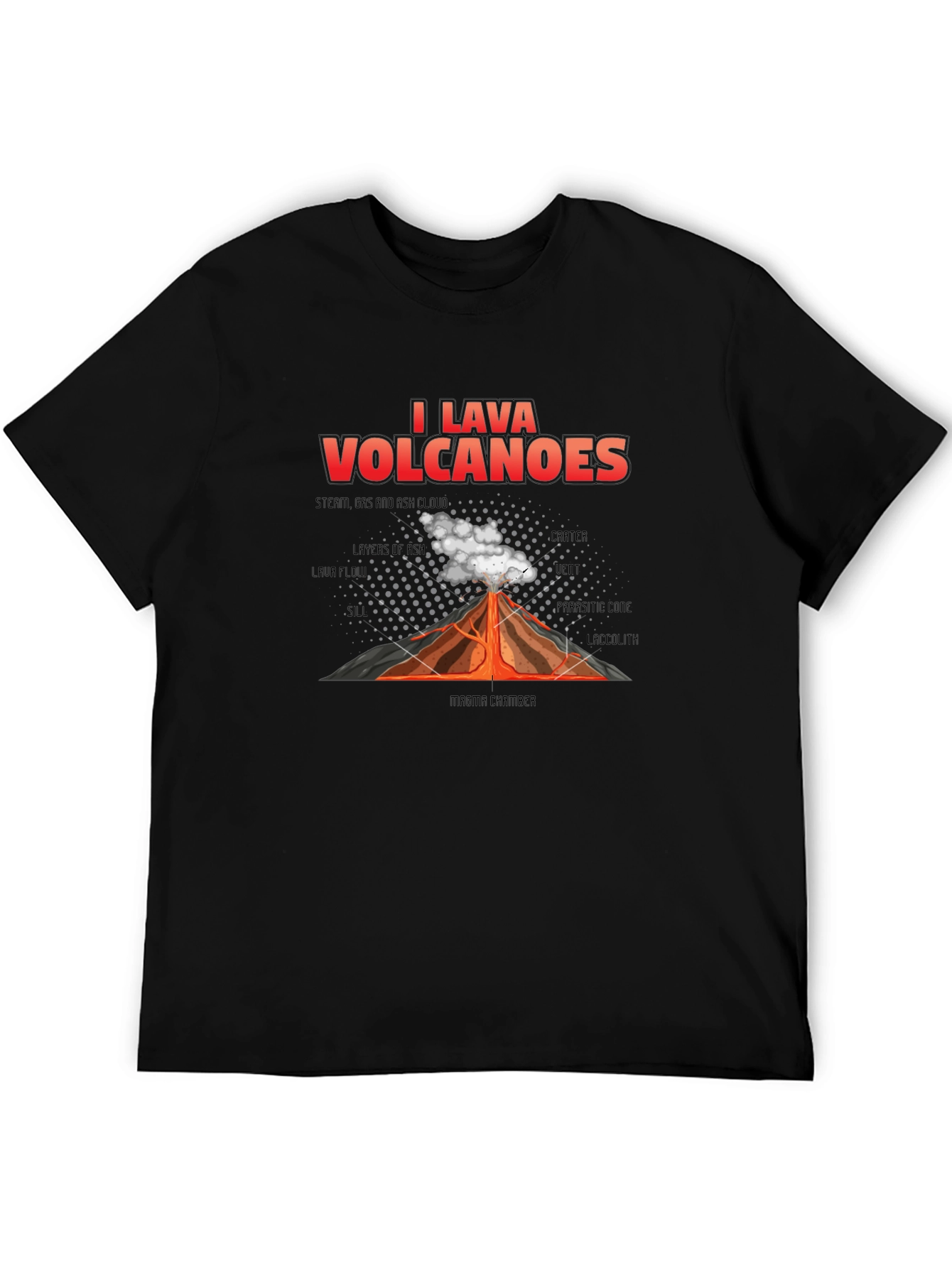 I Lava Volcanoes Graphic T-Shirt