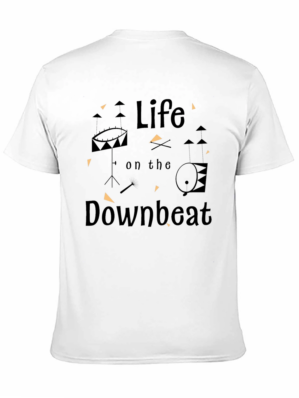 Life on the Downbeat Black T-Shirt