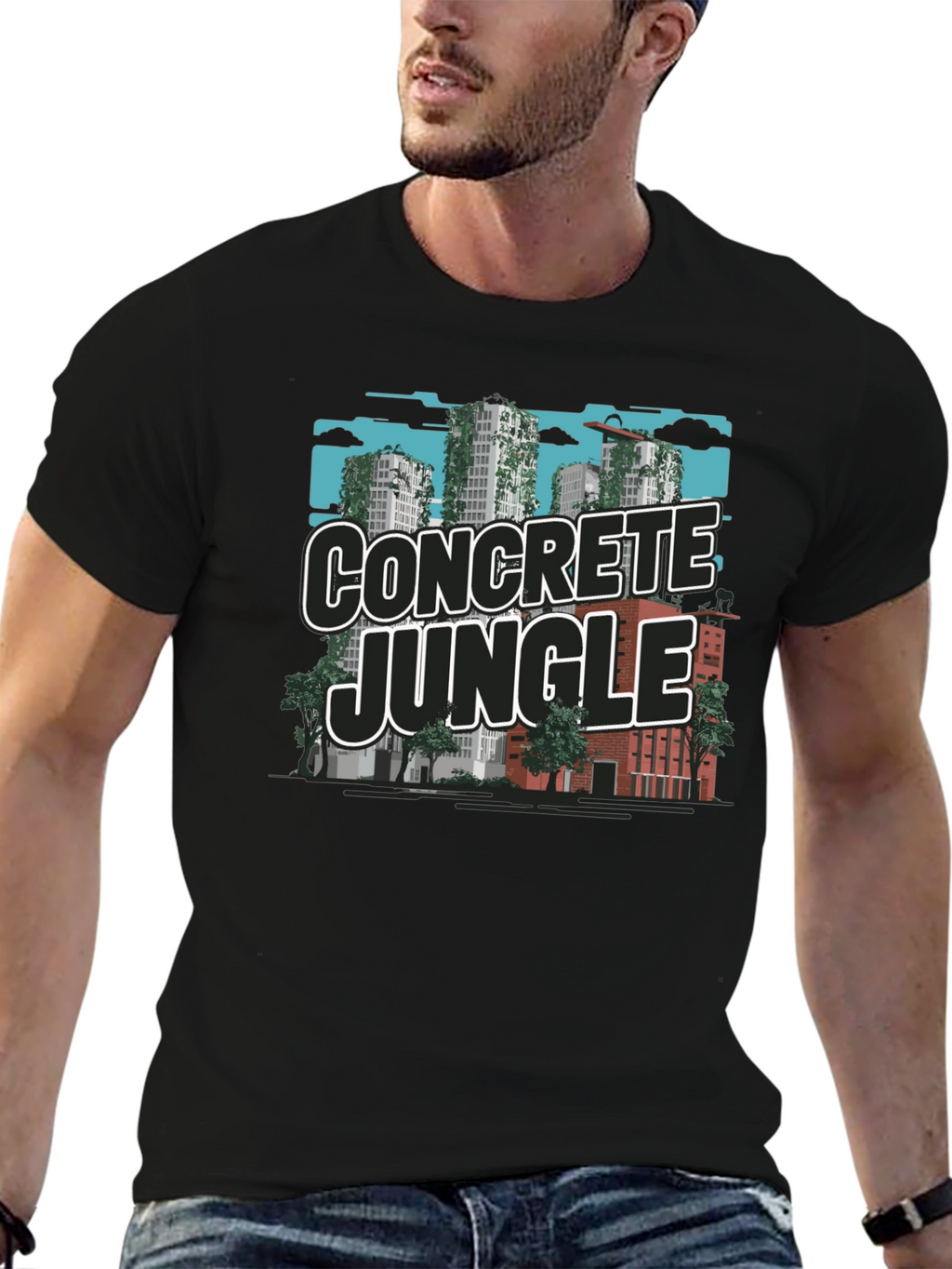 Concrete Jungle Graphic Tee - Urban Style