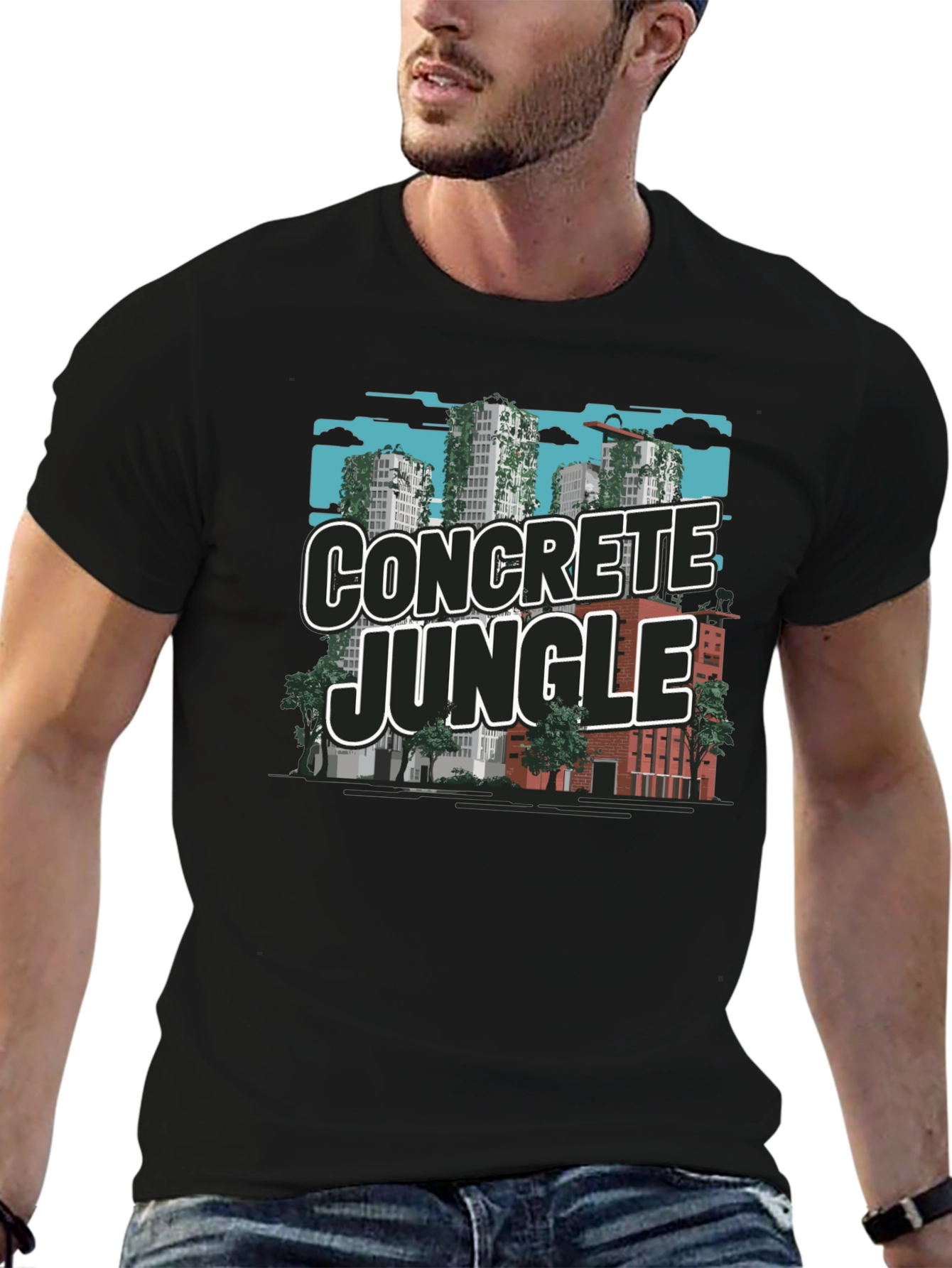Concrete Jungle Graphic Tee - Urban Style