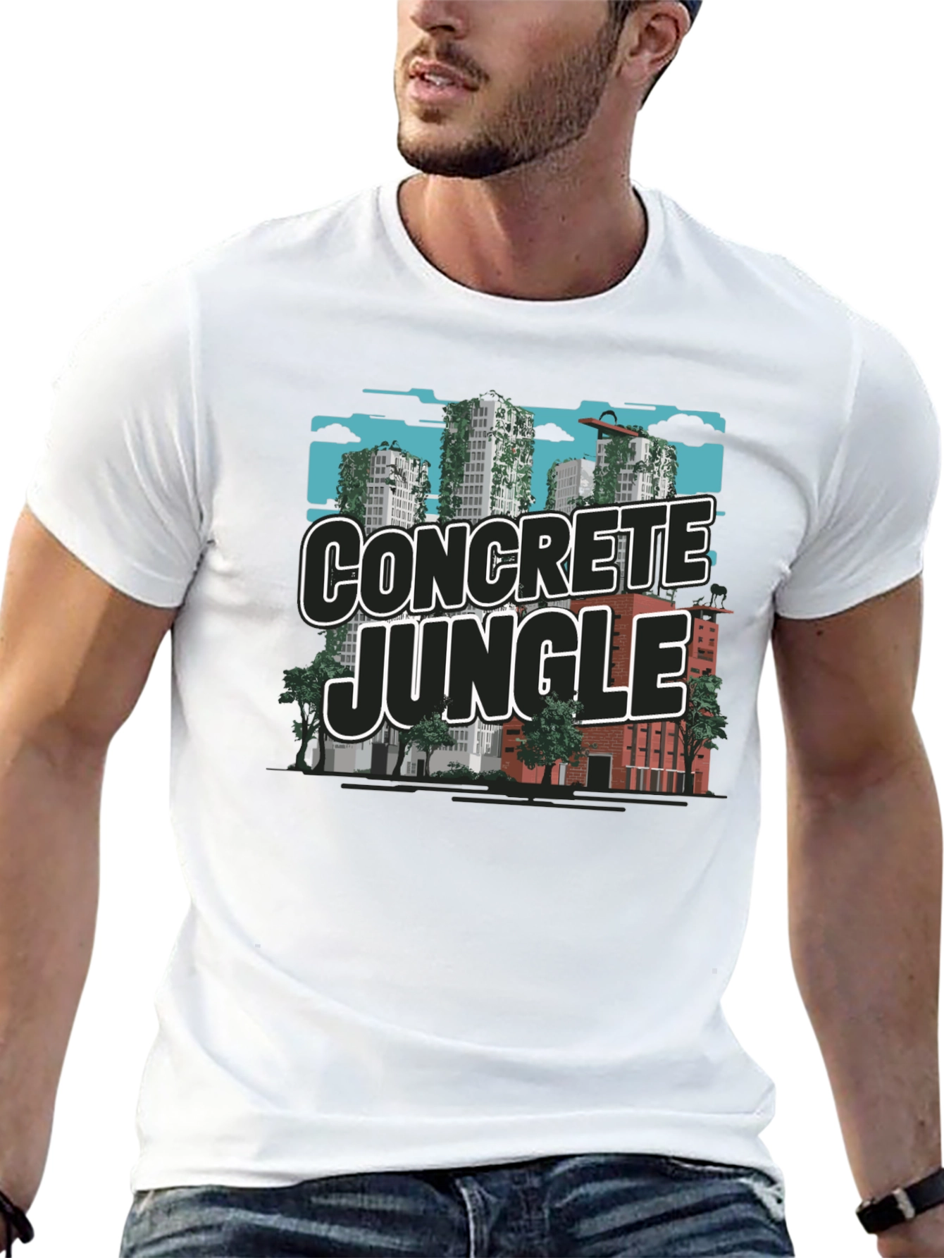 Concrete Jungle Graphic Tee - Urban Style