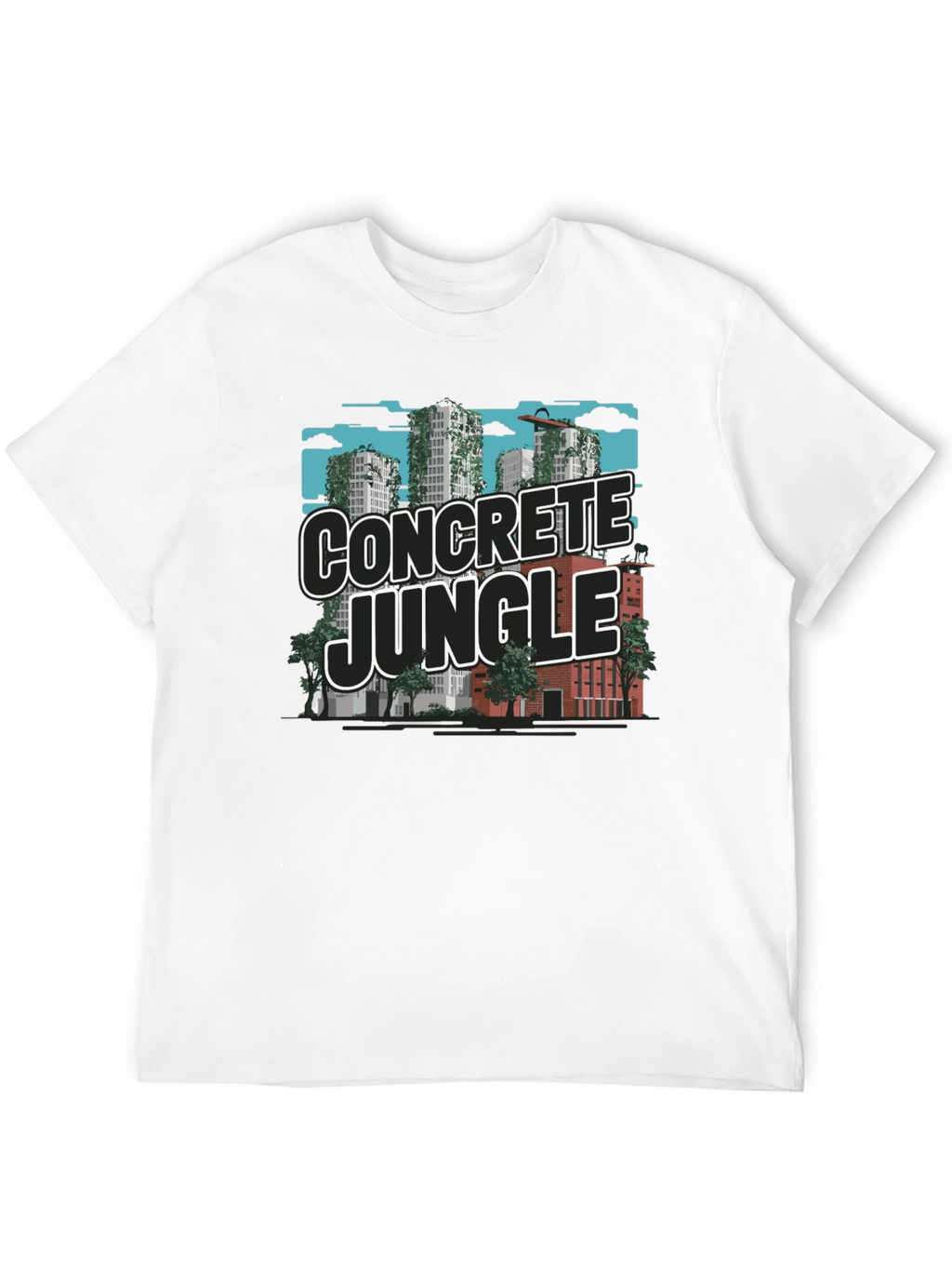 Concrete Jungle Graphic Tee - Urban Style