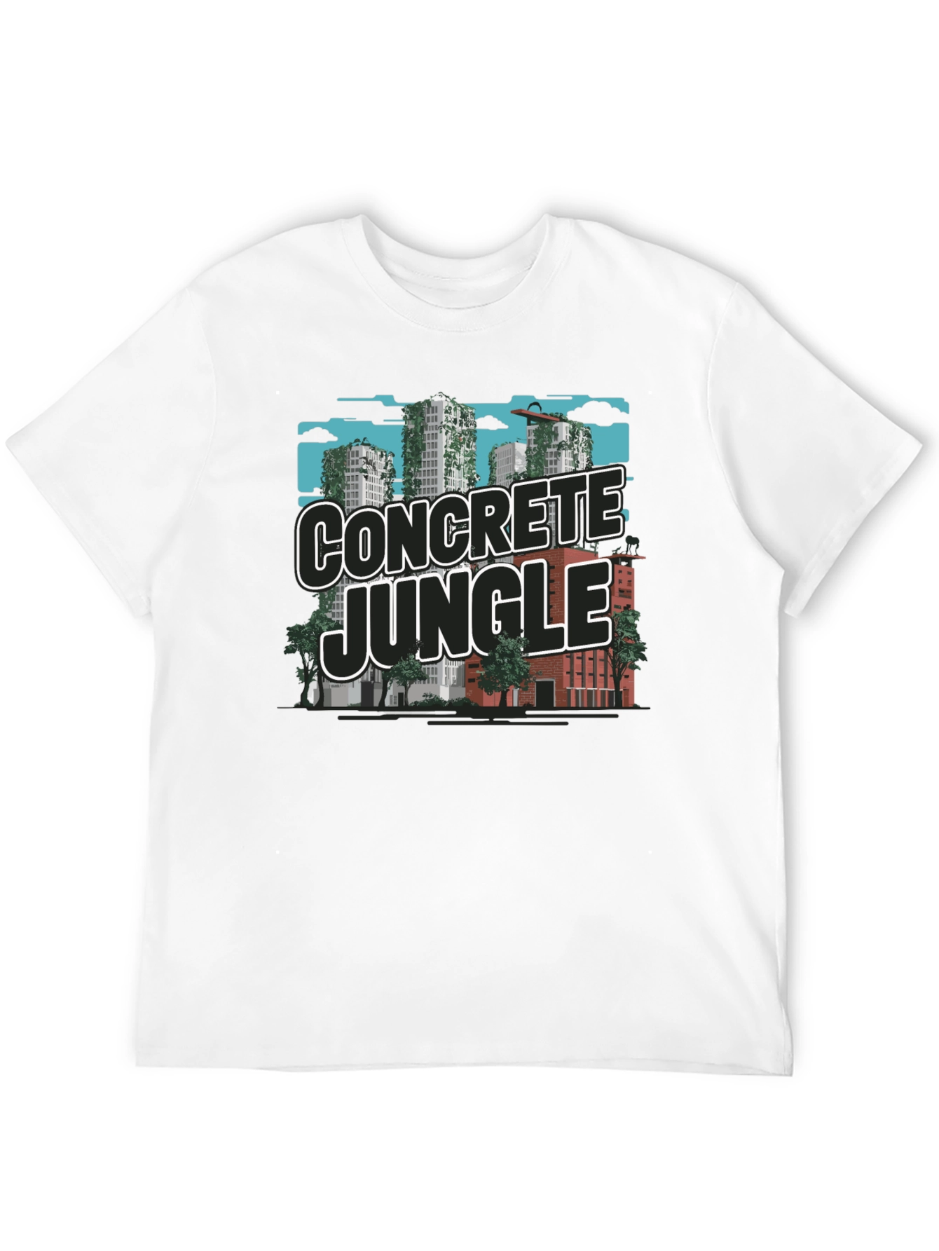 Concrete Jungle Graphic Tee - Urban Style